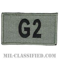 G2（情報参謀将校） （Intelligence Staff Officer）[UCP（ACU）/メロウエッジ/ベルクロ付パッチ]画像