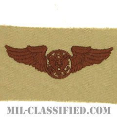 航空機搭乗員章 (下士官用エアクルー)（Air Force Enlisted Aircrew Badge）[デザート/パッチ]画像