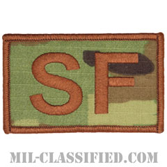 SF（空軍警備隊）（Security Forces）[OCP/メロウエッジ/ベルクロ付パッチ]の画像