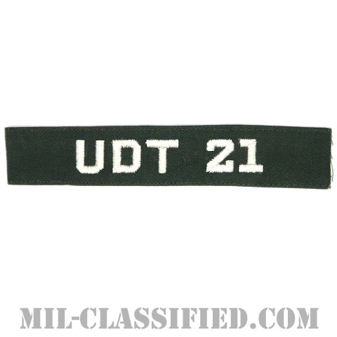 UDT 21（Underwater Demolition Team 21）[カラー/ネームテープ/生地テープ/パッチ/レプリカ]画像
