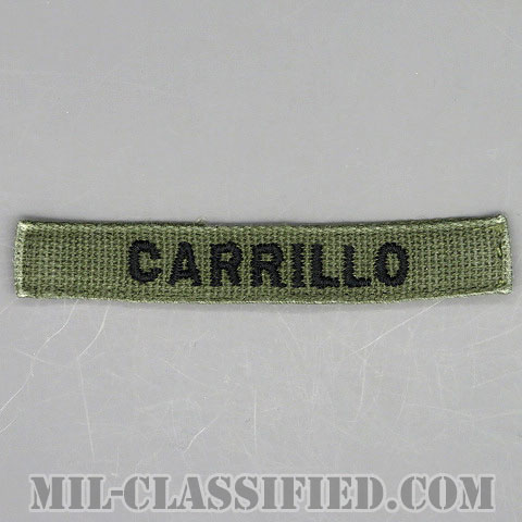 CARRILLO [サブデュード/ヘルメットバンド用ネームテープ/中古1点物]の画像