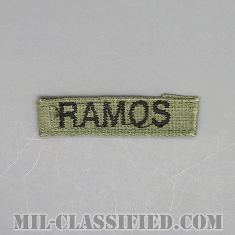 RAMOS [サブデュード/ヘルメットバンド用ネームテープ/中古1点物]の画像