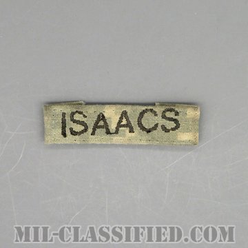 ISAACS [UCP（ACU）/ヘルメットバンド用ネームテープ/中古1点物]画像