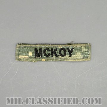 MCKOY [UCP（ACU）/ヘルメットバンド用ネームテープ/中古1点物]画像
