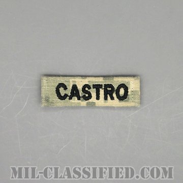 CASTRO [UCP（ACU）/ヘルメットバンド用ネームテープ/中古1点物]画像