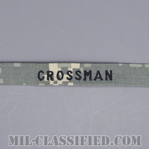 CROSSMAN [UCP（ACU）/ヘルメットバンド用ネームテープ/縫い付け用パッチ]の画像