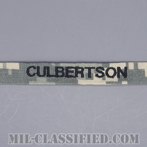 CULBERTSON [UCP（ACU）/ヘルメットバンド用ネームテープ/縫い付け用パッチ]画像