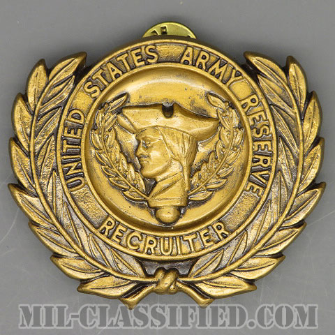 陸軍予備役募兵章（Army Reserve Recruiter Identification Badge）[カラー/バッジ/中古1点物]画像