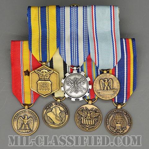 アメリカ空軍ミニメダル（勲章・Medal）セット（7メダル）[ミニサイズ/バッジ/中古1点物]画像