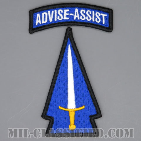 第1治安部隊支援旅団 最初期型（1st Security Force Assistance Brig）[カラー/メロウエッジ/パッチ/アドバイスアシスト（ADVICE-ASSIST）タブ付/1点物]の画像