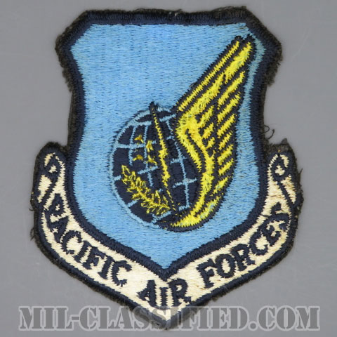 太平洋空軍（Pacific Air Forces）[カラー/カットエッジ/パッチ/1960s/4インチ規格/中古1点物]の画像