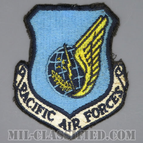 太平洋空軍（Pacific Air Forces）[カラー/カットエッジ/パッチ/1960s/4インチ規格/中古1点物]画像
