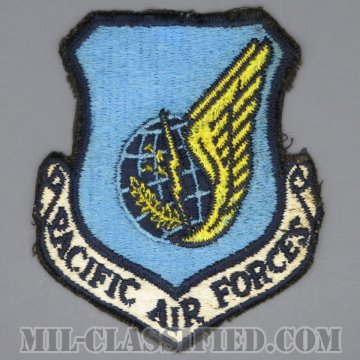 太平洋空軍（Pacific Air Forces）[カラー/カットエッジ/パッチ/1960s/4インチ規格/中古1点物]画像
