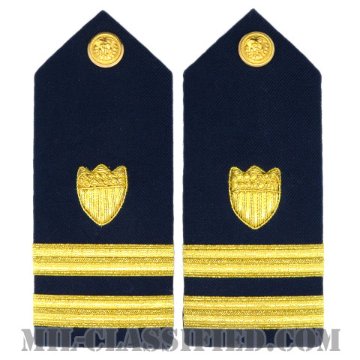 大尉（USCG Lieutenant (LT)）[沿岸警備隊用ショルダーボード階級章（男性用）/ペア（2枚1組）]画像