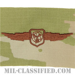 気象環境科学将校章 (ベーシック)（Weather and Environmental Sciences Officer Badge, Basic）[OCP（3C）/ブラウン刺繍/パッチ]の画像