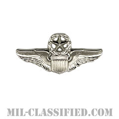 航空機操縦士章 (コマンド・パイロット)（Air Force Command Pilot Badge）[カラー/鏡面仕上げ/ミニサイズ/バッジ]の画像