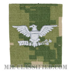 大佐（Captain）[NWU Type3（AOR2）/シルバー刺繍/ユニフォーム・パーカー用スライドオン階級章]の画像