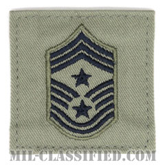 部隊先任最上級曹長（Command Chief Master Sergeant）[ABU/空軍階級章/ベルクロ付パッチ]の画像