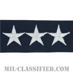 中将（Vice Admiral (VADM)）[カバーオール/海軍階級章/生地テープパッチ/ペア（2枚1組）]の画像