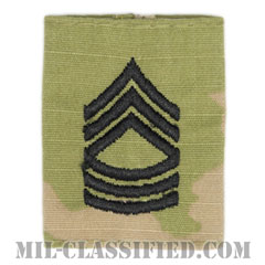曹長（Master Sergeant (MSG)）[OCP（3C）/ゴアテックスパーカー用スライドオン階級章]の画像