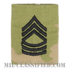 曹長（Master Sergeant (MSG)）[OCP（3C）/ゴアテックスパーカー用スライドオン階級章]画像