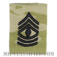先任曹長（First Sergeant (1SG)）[OCP（3C）/ゴアテックスパーカー用スライドオン階級章]画像