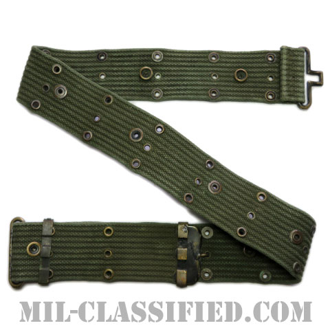 米海兵隊 M1961/M61 OD ピストルベルト 初期型横織り Mサイズ [中古1点物]画像