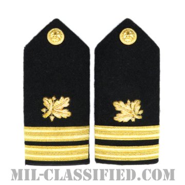 大尉 (補給科)（Lieutenant (LT), Supply Corps）[ショルダーボード階級章（女性用）/ペア（2枚1組）]画像