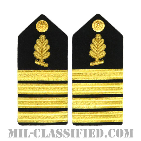 大佐 (衛生業務科)（Captain (CAPT), Medical Service Corps）[ショルダーボード階級章（女性用）/ペア（2枚1組）]画像