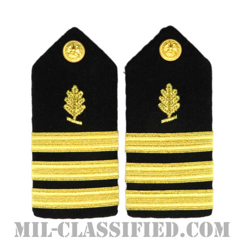 中佐 (衛生業務科)（Commander (CDR), Medical Service Corps）[ショルダーボード階級章（女性用）/ペア（2枚1組）]画像