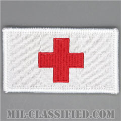 赤十字（レッドクロス）（Red Cross）[カラー/メロウエッジ/ベルクロ付パッチ]画像