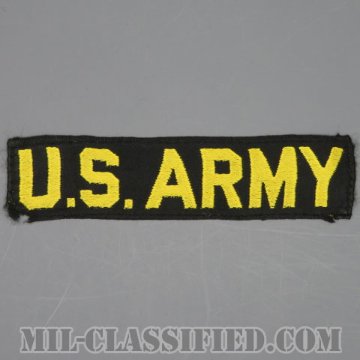 U.S.ARMY[カラー/機械織り/ネームテープ/パッチ/中古1点物]画像
