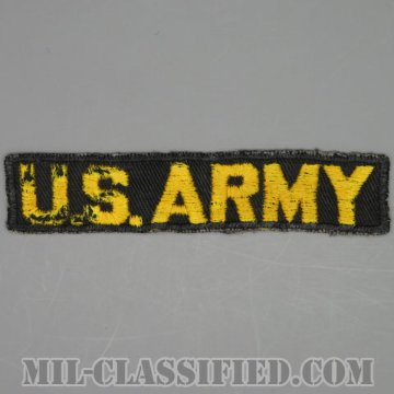 U.S.ARMY[カラー/コットンツイル/ネームテープ/パッチ/中古1点物]画像