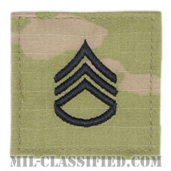 二等軍曹（Staff Sergeant (SSG)）[OCP（3C）/階級章/ベルクロ付パッチ]画像