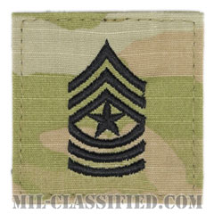 上級曹長（Sergeant Major (SGM)）[OCP（3C）/階級章/ベルクロ付パッチ]画像
