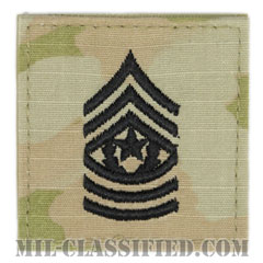 最先任上級曹長（Command Sergeant Major (CSM)）[OCP（3C）/階級章/ベルクロ付パッチ]画像