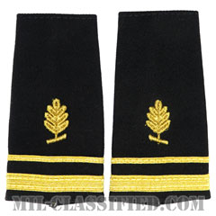 中尉 (衛生業務科)（Lieutenant Junior Grade (LTJG), Medical Service Corps）[ショルダー階級章/ペア（2枚1組）]の画像