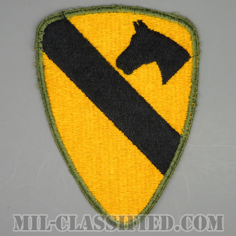 第1騎兵師団（1st Cavalry Division）[カラー/カットエッジ/パッチ/中古1点物]の画像