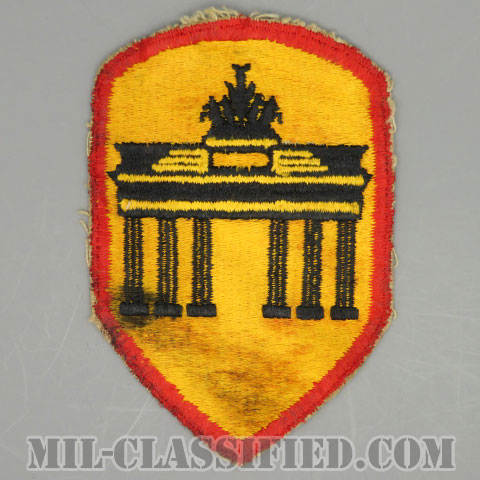 ベルリン地区/ベルリン司令部（Berlin District (1946-1955) / Berlin Command (1955-1960)）[カラー/カットエッジ/パッチ/中古1点物]画像