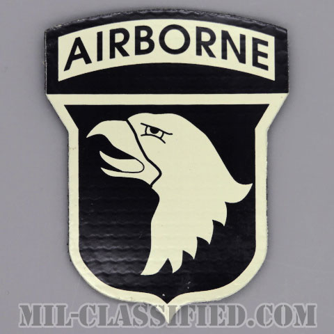 第101空挺師団（101st Airborne Division）[IR（赤外線）反射素材/ベルクロ付パッチ/中古1点物]の画像