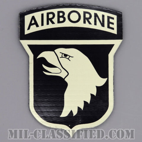 第101空挺師団（101st Airborne Division）[IR（赤外線）反射素材/ベルクロ付パッチ/中古1点物]画像