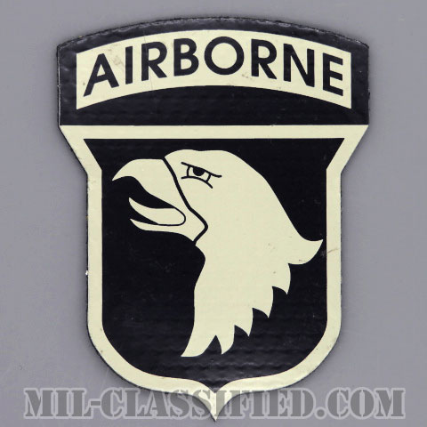 第101空挺師団（101st Airborne Division）[IR（赤外線）反射素材/ベルクロ付パッチ/中古1点物]の画像