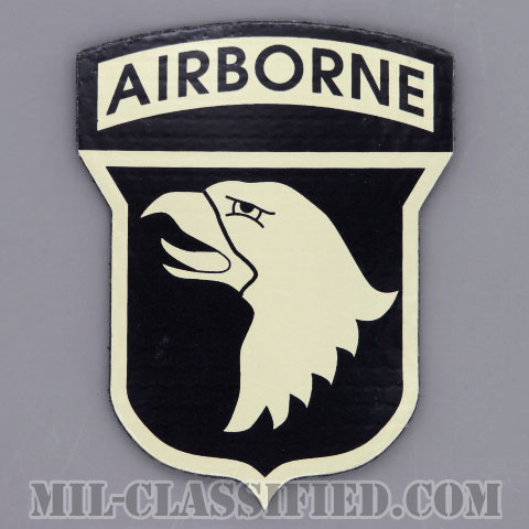 第101空挺師団（101st Airborne Division）[IR（赤外線）反射素材/ベルクロ付パッチ/中古1点物]の画像