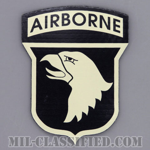 第101空挺師団（101st Airborne Division）[IR（赤外線）反射素材/ベルクロ付パッチ/中古1点物]画像