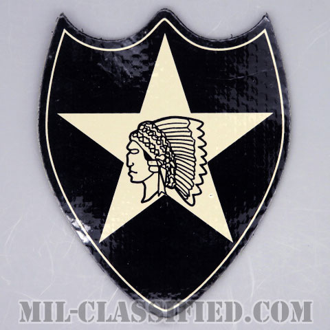第2歩兵師団（2nd Infantry Division）[IR（赤外線）反射素材/ベルクロ付パッチ/中古1点物]の画像