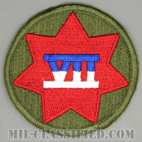 第7軍団（7th Corps）[カラー/メロウエッジ/1970年ロット/パッチ]画像
