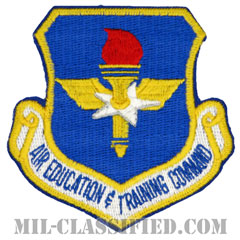 航空教育・訓練軍団（Air Education and Training Command）[カラー/カットエッジ/縫い付け用パッチ]画像