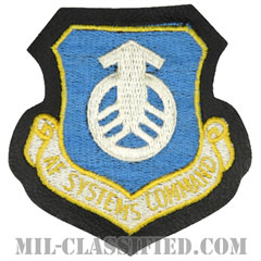 空軍システム軍団（Air Force Systems Command）[カラー（レザー）/カットエッジ/縫い付け用パッチ]の画像