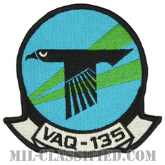 第135電子戦飛行隊（Electronic Attack Squadron 135 (VAQ-135)）[カラー/メロウエッジ/縫い付け用パッチ]画像