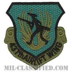 第437空輸航空団（437th Airlift Wing）[サブデュード/カットエッジ/縫い付け用パッチ]の画像